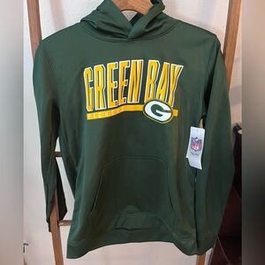 NFL Team Apparel Dark Green Hoodie Youth Size xL 14/16 NWT